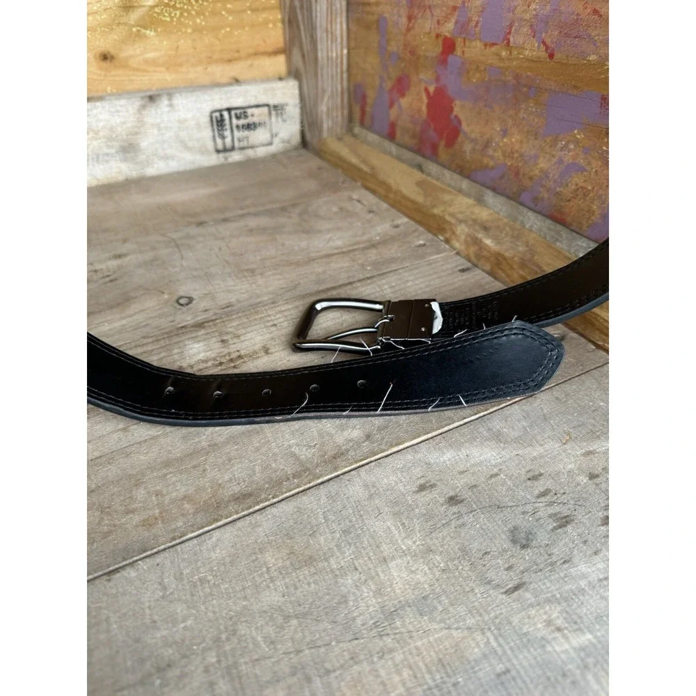 Mens Genuine Leather Belt Reversible 32/30‎